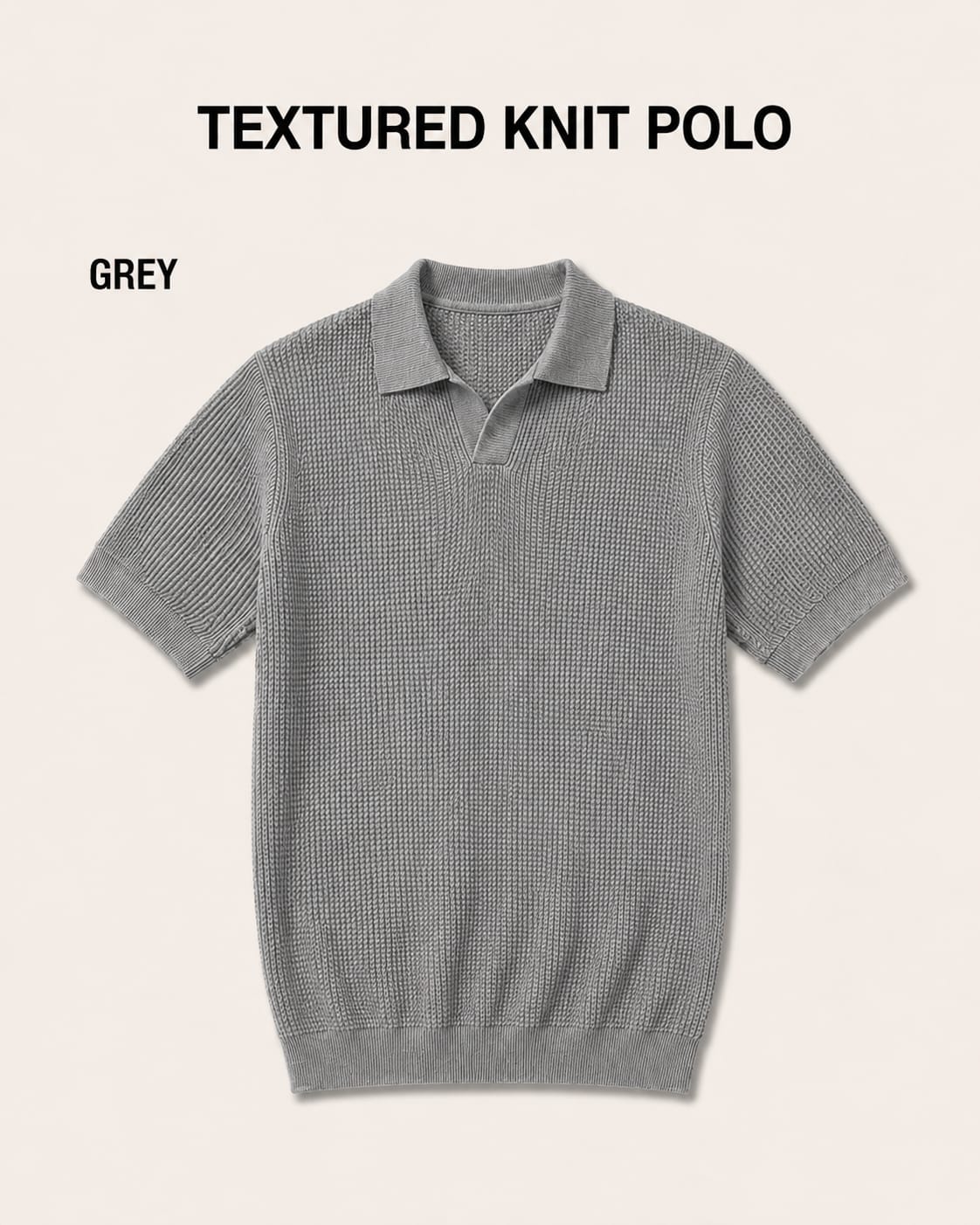 Pack of 2 Johnny Collar Polos – Grey & Navy Blue